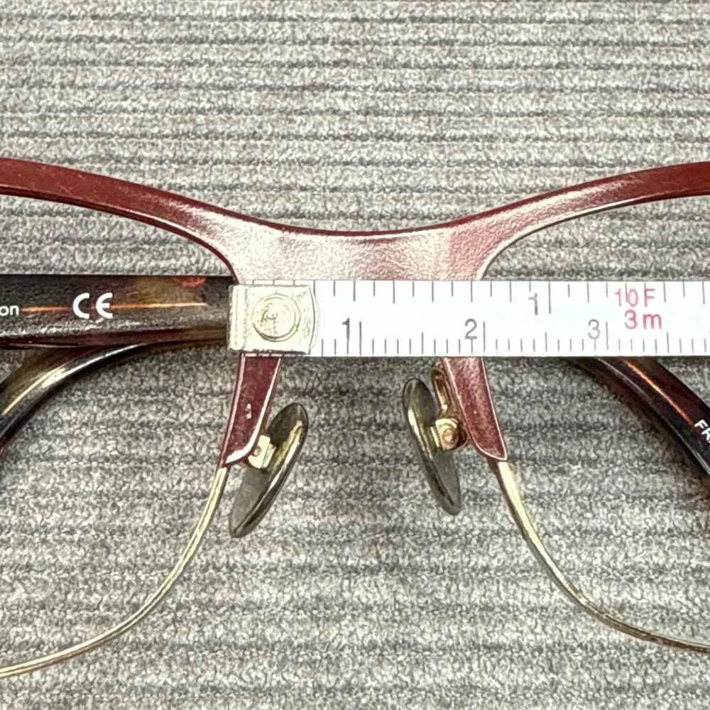 Calvin Klein Collection CK8021 603 Burgundy Tortoise Y2K Eyeglasses‎ 53-18-135